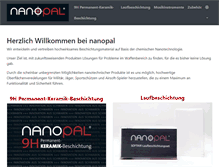 Tablet Screenshot of nanopal.de
